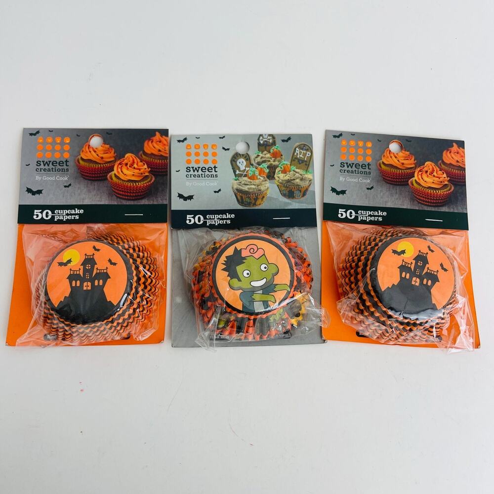 Sweet Creations By‎ Good Cook Halloween Baking Cups 150pcs Cupcake Papers liners